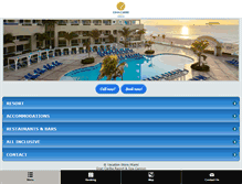 Tablet Screenshot of grancostarealcancun.com